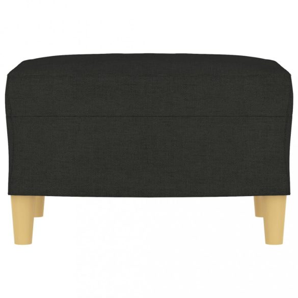 fekete szövet lábzsámoly 60 x 50 x 41 cm