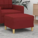 bordó szövet lábzsámoly 60 x 50 x 41 cm