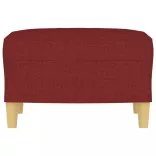 bordó szövet lábzsámoly 60 x 50 x 41 cm