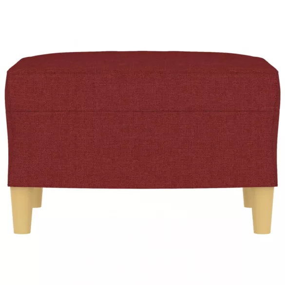 bordó szövet lábzsámoly 60 x 50 x 41 cm