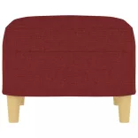 bordó szövet lábzsámoly 60 x 50 x 41 cm