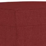 bordó szövet lábzsámoly 60 x 50 x 41 cm