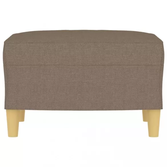 tópszínű szövet lábzsámoly 60 x 50 x 41 cm