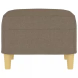 tópszínű szövet lábzsámoly 60 x 50 x 41 cm