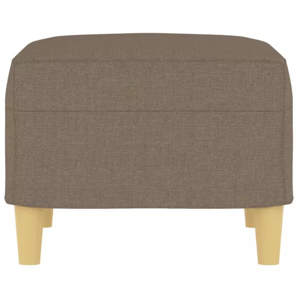 tópszínű szövet lábzsámoly 60 x 50 x 41 cm