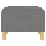 sötétszüke szövet lábzsámoly 70x55x41 cm