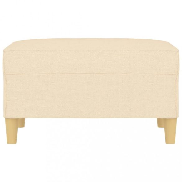 krémszínű szövet lábzsámoly 70x55x41 cm