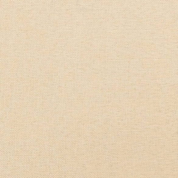 krémszínű szövet lábzsámoly 70x55x41 cm