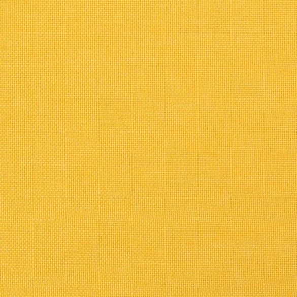 világossárga szövet lábzsámoly 70x55x41 cm