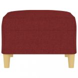 bordó szövet lábzsámoly 70x55x41 cm