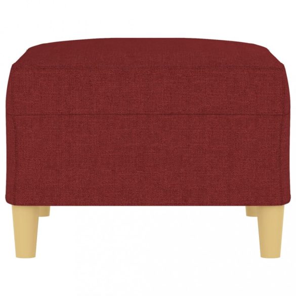 bordó szövet lábzsámoly 70x55x41 cm