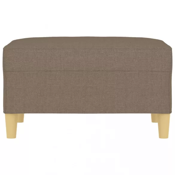 tópszínű szövet lábzsámoly 70 x 55 x 41 cm