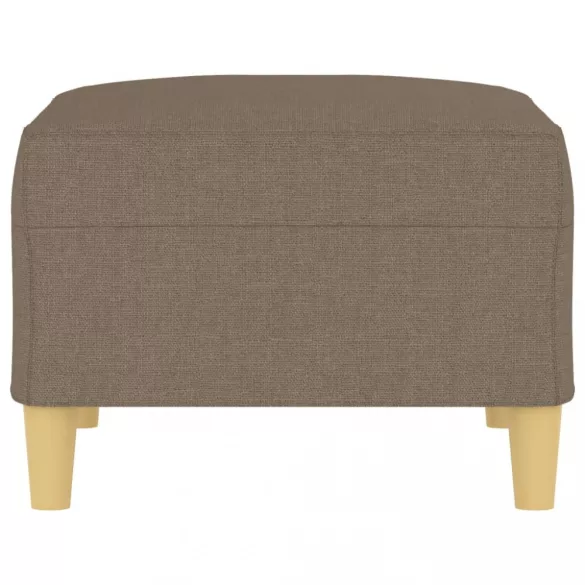 tópszínű szövet lábzsámoly 70 x 55 x 41 cm