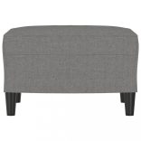 sötétszüke szövet lábzsámoly 60 x 50 x 41 cm