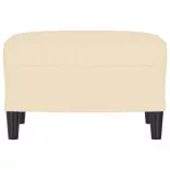 krémszínű szövet lábzsámoly 60 x 50 x 41 cm