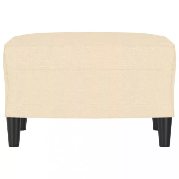 krémszínű szövet lábzsámoly 60 x 50 x 41 cm