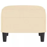 krémszínű szövet lábzsámoly 60 x 50 x 41 cm