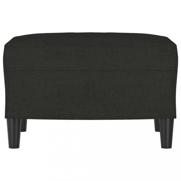 fekete szövet lábzsámoly 60 x 50 x 41 cm