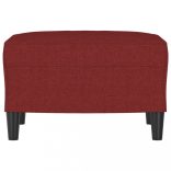 bordó szövet lábzsámoly 60 x 50 x 41 cm