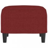 bordó szövet lábzsámoly 60 x 50 x 41 cm