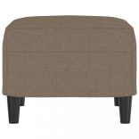 tópszínű szövet lábzsámoly 60 x 50 x 41 cm