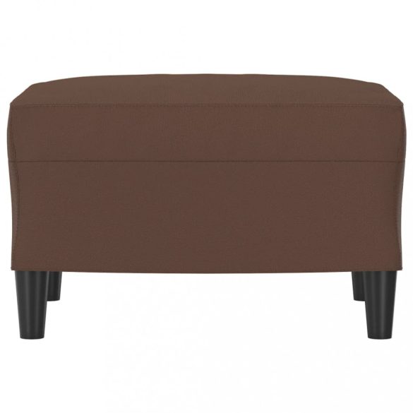 barna műbőr lábzsámoly 60 x 50 x 41 cm