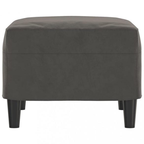 sötétszüke bársony lábzsámoly 60 x 50 x 41 cm