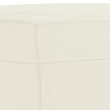 krémszínű bársony lábzsámoly 60 x 50 x 41 cm