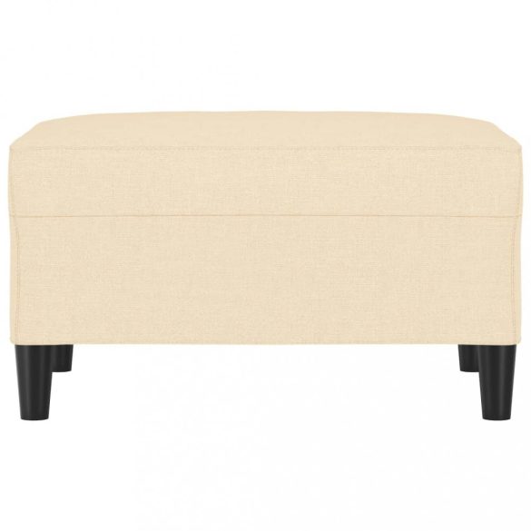 krémszínű szövet lábzsámoly 70x55x41 cm