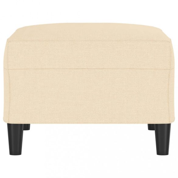 krémszínű szövet lábzsámoly 70x55x41 cm