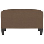 barna szövet lábzsámoly 70 x 55 x 41 cm