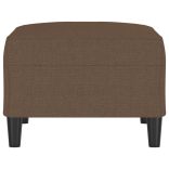 barna szövet lábzsámoly 70 x 55 x 41 cm