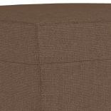 barna szövet lábzsámoly 70 x 55 x 41 cm