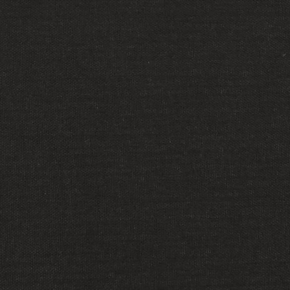 fekete szövet lábzsámoly 70x55x41 cm