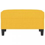 világossárga szövet lábzsámoly 70x55x41 cm