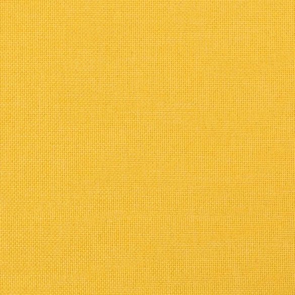 világossárga szövet lábzsámoly 70x55x41 cm