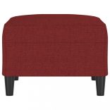 bordó szövet lábzsámoly 70x55x41 cm