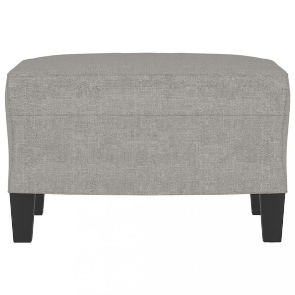 világosszürke szövet lábzsámoly 60 x 50 x 41 cm