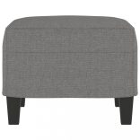 sötétszüke szövet lábzsámoly 60 x 50 x 41 cm