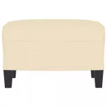 krémszínű szövet lábzsámoly 60 x 50 x 41 cm