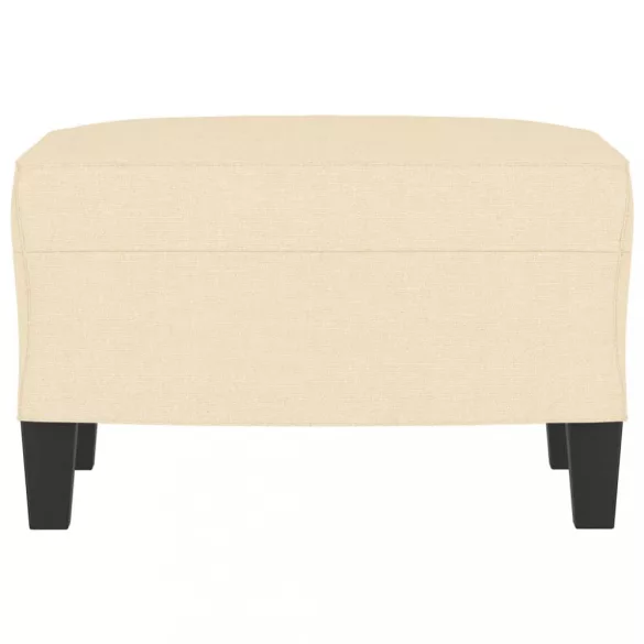 krémszínű szövet lábzsámoly 60 x 50 x 41 cm