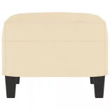 krémszínű szövet lábzsámoly 60 x 50 x 41 cm