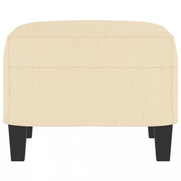 krémszínű szövet lábzsámoly 60 x 50 x 41 cm