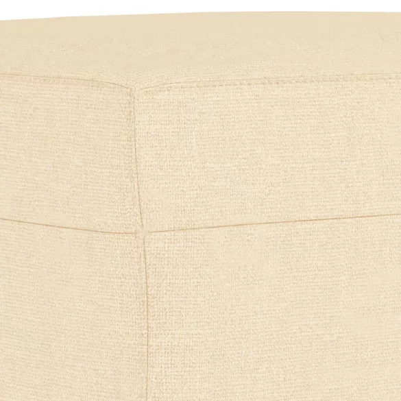 krémszínű szövet lábzsámoly 60 x 50 x 41 cm