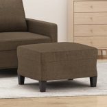 barna szövet lábzsámoly 60 x 50 x 41 cm