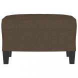 barna szövet lábzsámoly 60 x 50 x 41 cm