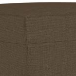 barna szövet lábzsámoly 60 x 50 x 41 cm