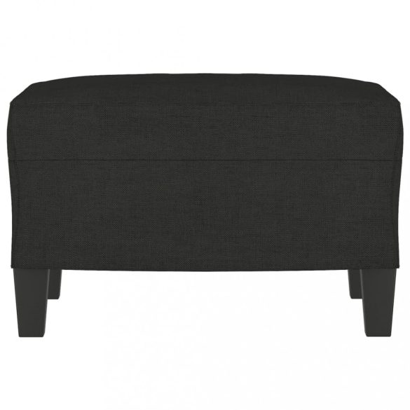 fekete szövet lábzsámoly 60 x 50 x 41 cm