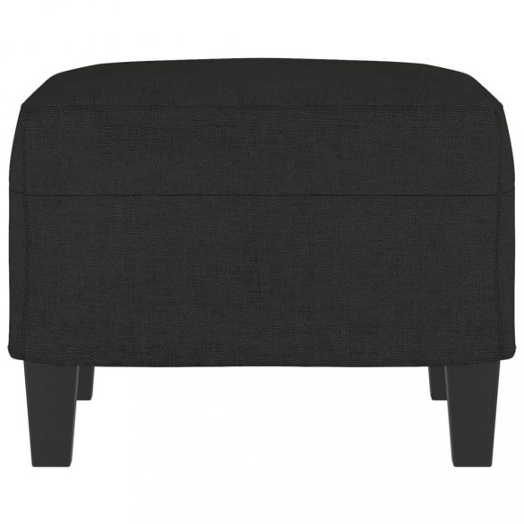 fekete szövet lábzsámoly 60 x 50 x 41 cm