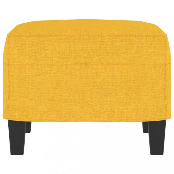 világossárga szövet lábzsámoly 60 x 50 x 41 cm